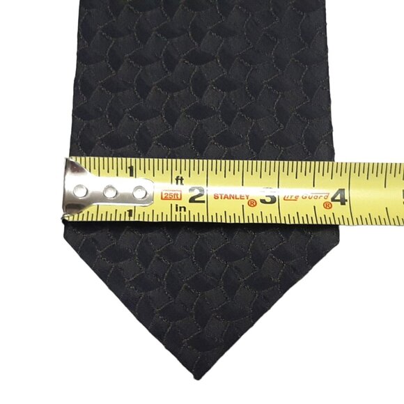 Donna Karan Necktie Mens Blue Size 56 in Long 3.75 in Wide Signature Silk Tie - Picture 2 of 11